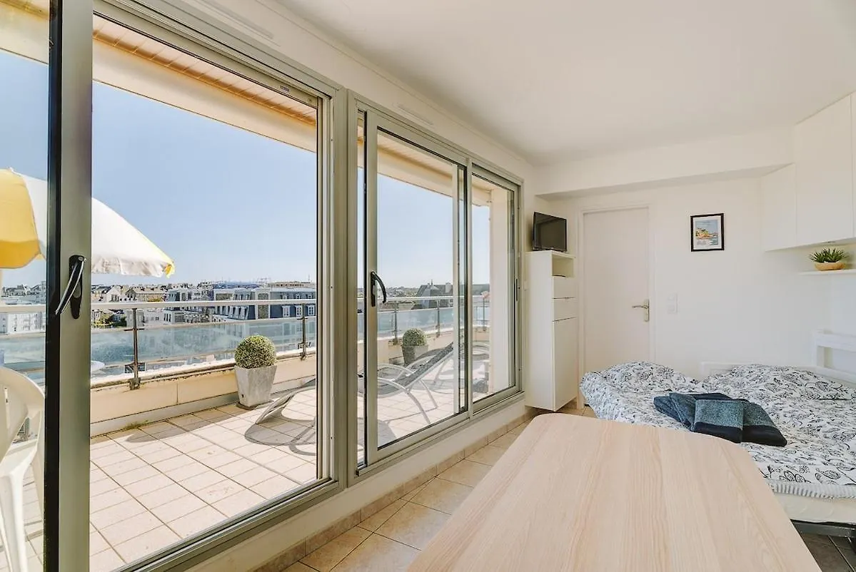 Apartmán Le Crystal Studio Terrasse Vue Mer Direct Plage Dinard Francie